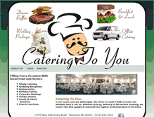 Tablet Screenshot of cateringtoyou.com